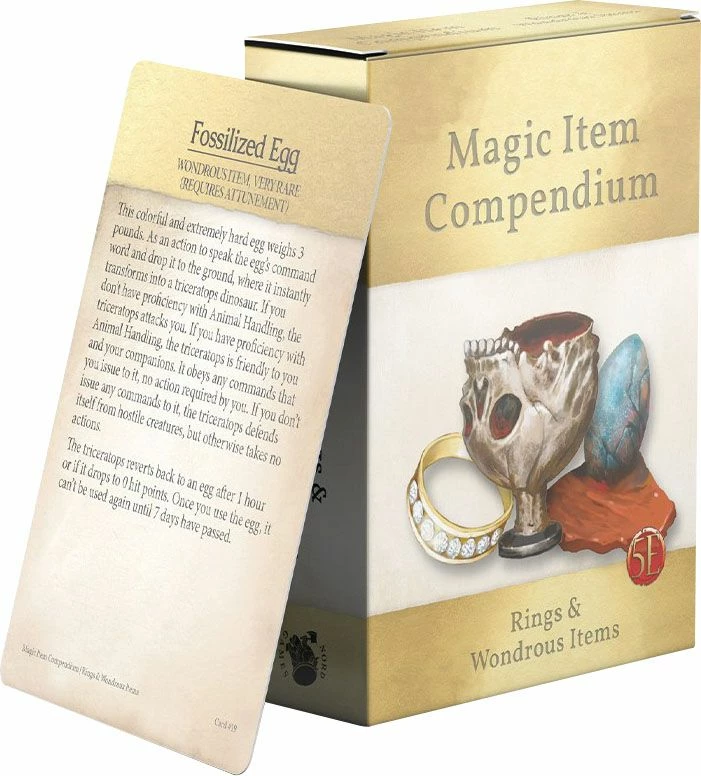 Common Ground Games The Ultimate Guide To Alchemy, Crafting, And Enchanting: Magic Item Compendium Deck - Rings