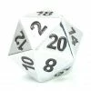 Common Ground Games Die Hard Dice Single D20 - Forge Shiny Silver