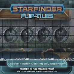 Common Ground Games Starfinder RPG Flip Tiles Space Station Docking Bay Expansion Role Playing Games