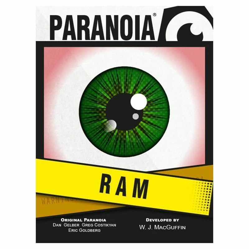 Common Ground Games Paranoia RPG The RAM Deck Role Playing Games