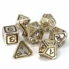 Common Ground Games Die Hard Dice 7ct Metal Polyhedral Set Usurpers Of Gilded Ruin