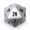 Common Ground Games Norse Foundry Metal Countdown D20 Chainmail Silver