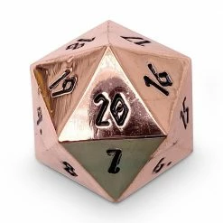 Common Ground Games Norse Foundry Metal Countdown D20 Copper Still Dice