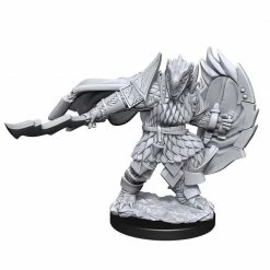 Common Ground Games Miniatures 90303 M Dragonborn Fighter