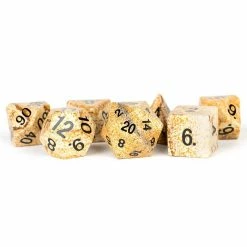 Common Ground Games Picture Jasper 7ct Gemstone Dice Set