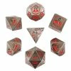 Common Ground Games Necro Steel Set Of 7 Metal Dice