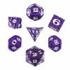 Common Ground Games Dark Matter Set Of 7 Metal Dice