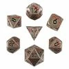 Common Ground Games Battle Scarred Set Of 7 Metal Dice