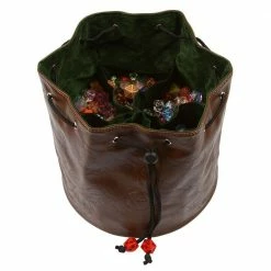 Common Ground Games Brown/Green Pouch Of The Endless Hoard Dice Bag