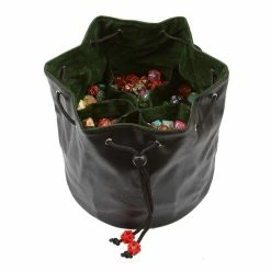 Common Ground Games Black/Green Pouch Of The Endless Hoard Dice Bag