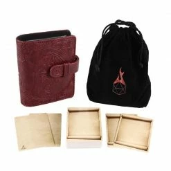 Common Ground Games Role Playing Games Red Book Of Incantations Spell Card Book (Dragon Edition)