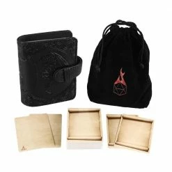 Common Ground Games Role Playing Games Black Book Of Incantations Spell Card Book (Dragon Edition)