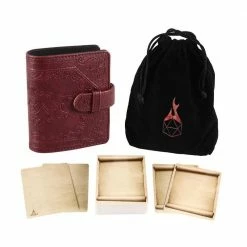 Common Ground Games Role Playing Games Red Book Of Incantations Spell Card Book (Dice Edition)