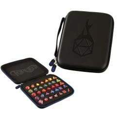 Common Ground Games Blue Forged Zip-Close Dice Box, Dice Tray, & Storage Case