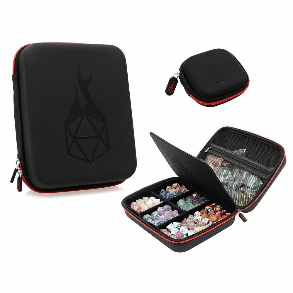 Common Ground Games Red Dice Box And Dice Tray With Removable Dice Holder
