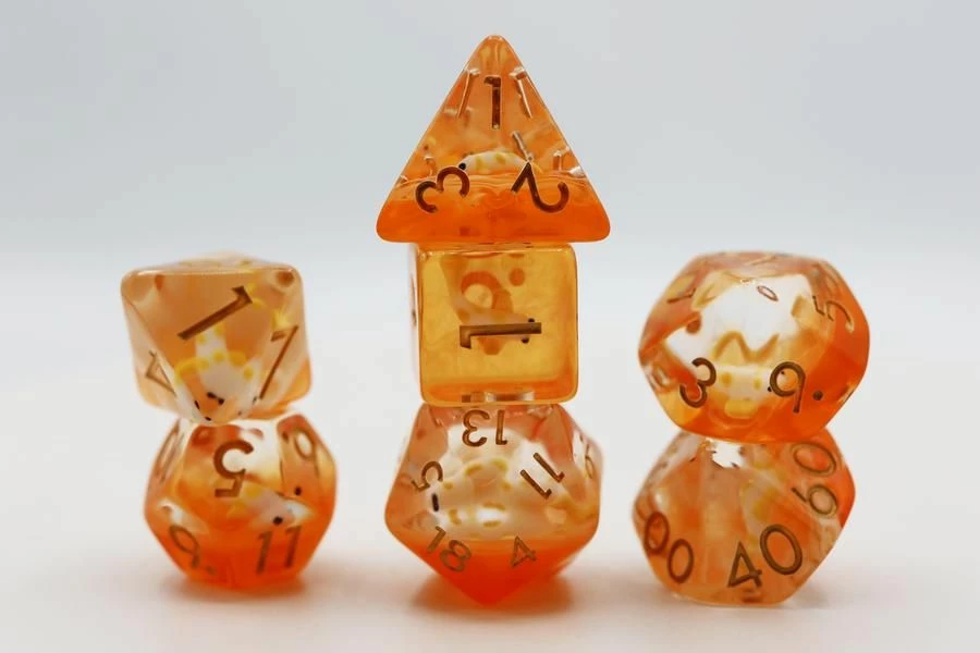 Common Ground Games 7ct Golden Koi Fish Dice Set
