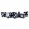 Common Ground Games Metallic Dice Games 7ct Polyhedral Gemstone Dice Set Blue Sandstone