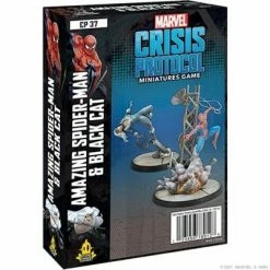 Common Ground Games Marvel Crisis Protocol Amazing Spider-Man & Black Cat Miniatures