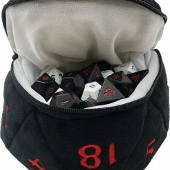 Common Ground Games Ultra Pro Black/Red D20 Dice Bag (18786)