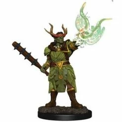 Common Ground Games Miniatures Pathfinder Battles Premium Painted Figure Male Half-Orc Druid (77511)