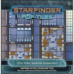 Common Ground Games Starfinder Flip Tiles City Alien Quarter Expansion Role Playing Games