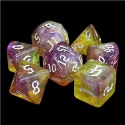 Common Ground Games Foam Brain Games Golden Faith 7ct Dice Set