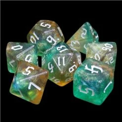 Common Ground Games Foam Brain Games Tranquil World 7ct Dice Set