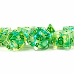 Other Metallic Dice Games Pearl Sea Foam/Green 7ct Polyhedral Dice Set