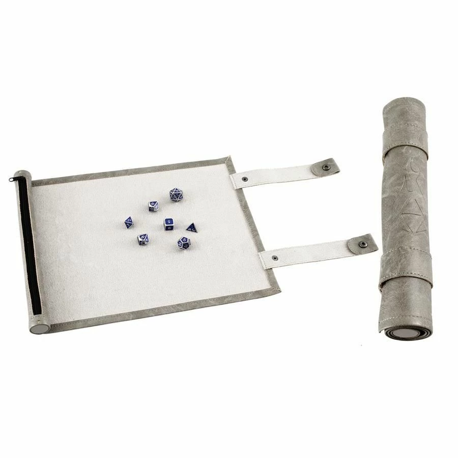 Common Ground Games Grey Scroll Dice Tray & Holder