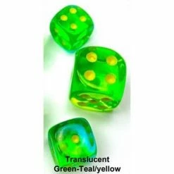 Common Ground Games 26666 16mm D6 Tran GrnTl/Ye