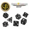 Common Ground Games Power Rangers RPG Dice Black