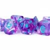 Other Metallic Dice Games Unicorn Violet Infusion 7ct Polyhedral Dice Set
