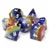 Common Ground Games Foam Brain Games 7ct Gemstone Dice Set - Sediment Prism