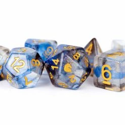 Other Metallic Dice Games Unicorn Arctic Storm 7ct Polyhedral Dice Set