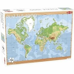 Common Ground Games World Map 1000pc Puzzle