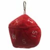 Common Ground Games Ultra Pro Dice Bag Plush D20 - Red/White (15757)