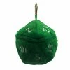 Common Ground Games Ultra Pro Dice Bag Plush D20 - Green/White (15758)