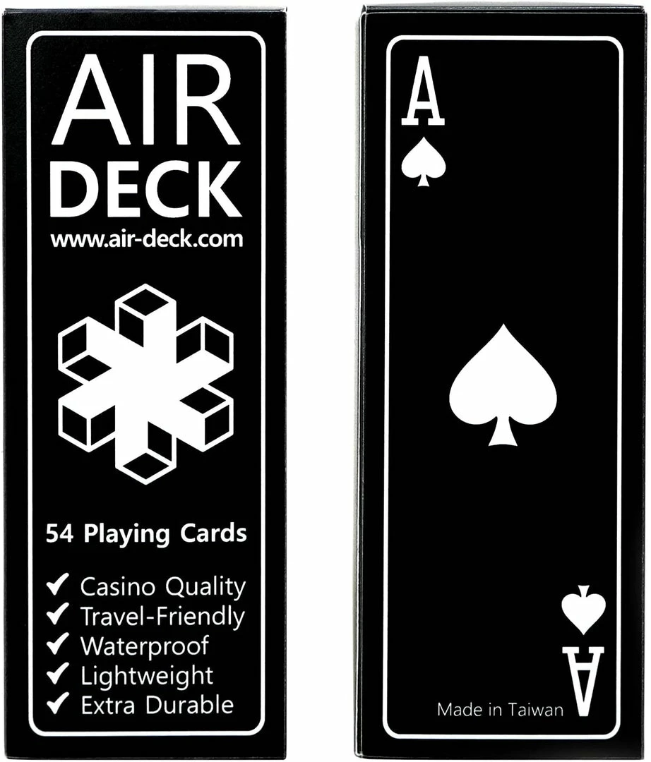 Other Air Deck Travel Playing Cards - Black