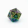 Common Ground Games Dice Hard Dice Single D20 Reticle Zenith Dark Matter
