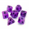 Common Ground Games Dice Hard Dice 7ct Polyhedral Dice Set Avalore Enchanted Mischief