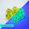 Common Ground Games Dice Hard Dice 7ct Polyhedral Dice Set AfterDark Avalore Good Vibrations