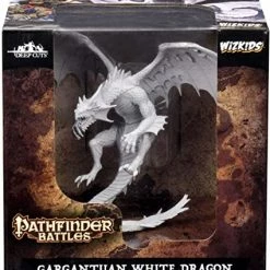 Other Pathfinder Deep Cuts Unpainted Miniatures: Gargantuan White Dragon