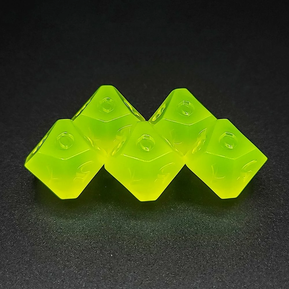 Common Ground Games Dice Hard Dice 5ct D10 Project Dice Set After Dark Hunter's Moon