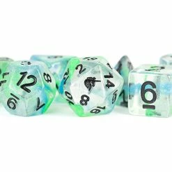 Other Metallic Dice Games Unicorn Sea Kelp 7ct Polyhedral Dice Set