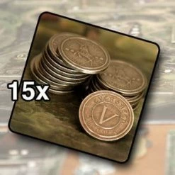 Common Ground Games Upgrade: V Medieval Coins Board Game Upgrades