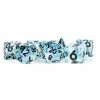 Common Ground Games Metallic Dice Games 7ct Sharp Edge Polyhedral Dice Set - Captured Frost