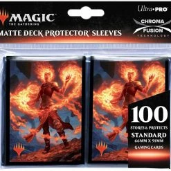 Other Ultra Pro Standard Card Game Sleeves 100ct Magic The Gathering Core Set 2020 Chandra, Awakened Inferno (18102)