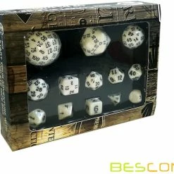 Other Bescon Complete 13ct Polyhedral Dice Set White