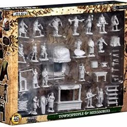 Other WizKids Deep Cuts Unpainted Miniatures: Townspeople & Accessories