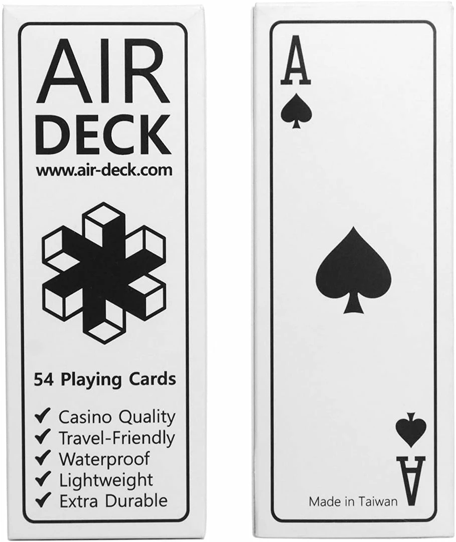 Other Air Deck Travel Playing Cards - White Card Games
